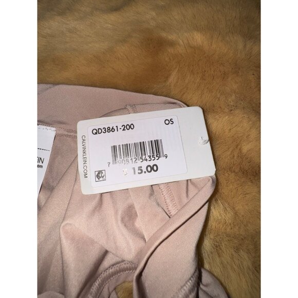 Calvin Klein Women's One Size High Waist Thong, Honey Almond, Size OS, NWT - Picture 4 of 4